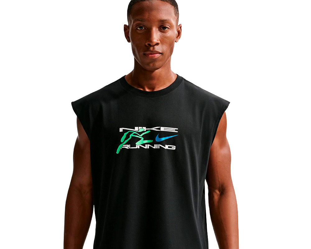Playera de correr sin mangas Nike Dri-FIT Hombre
