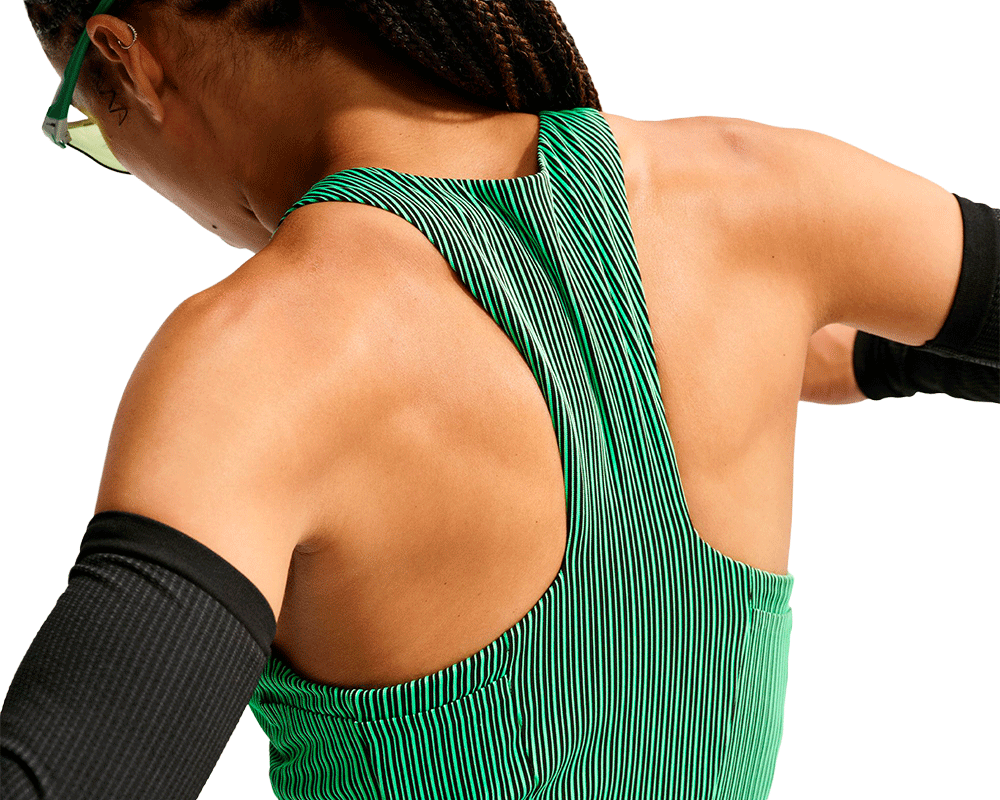Camiseta de tirantes de correr Dri-FIT ADV Cropped Mujer