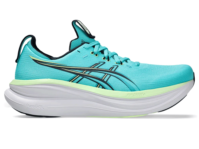Tenis de pavimento ASICS GEL NIMBUS 28 Hombre Energy Aqua/Midnight