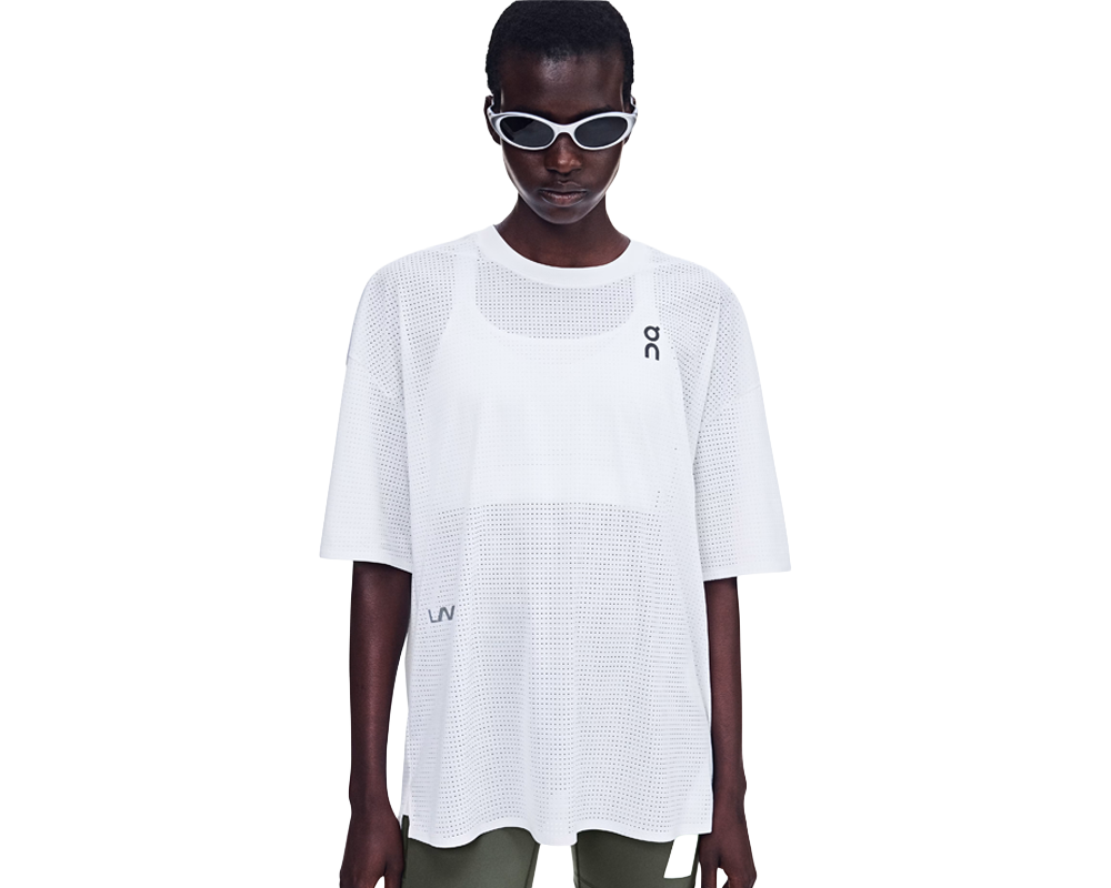 Playera Oversize On LN1 Blanca Unisex