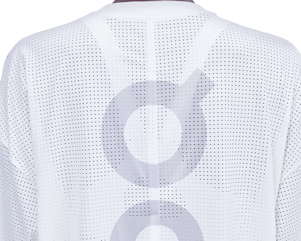 Playera Oversize On LN1 Blanca Unisex