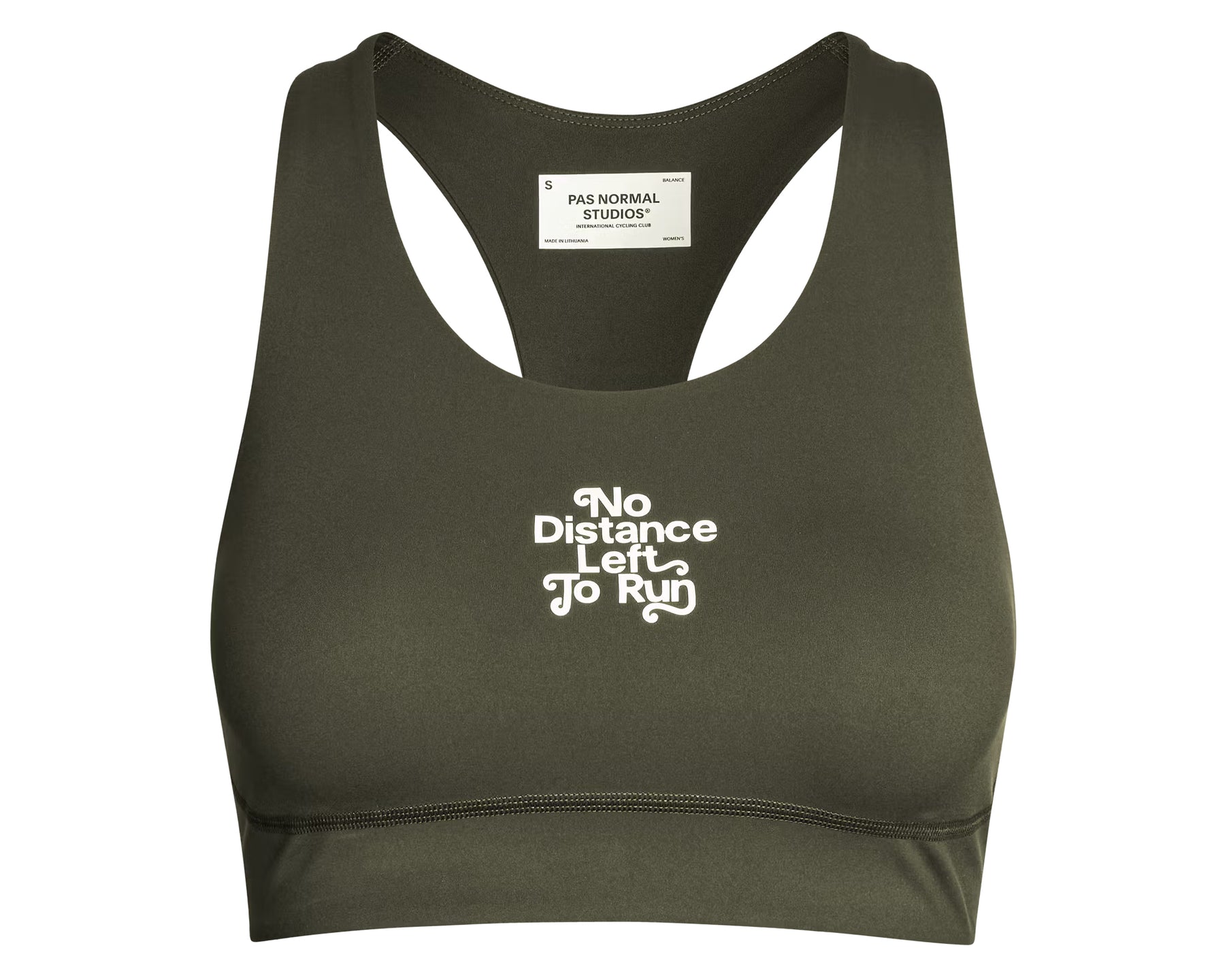 PAS NORMAL STUDIOS Women's Balance Bra Dark Olive