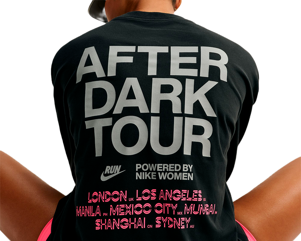 Playera Nike After Dark Tour Mujer