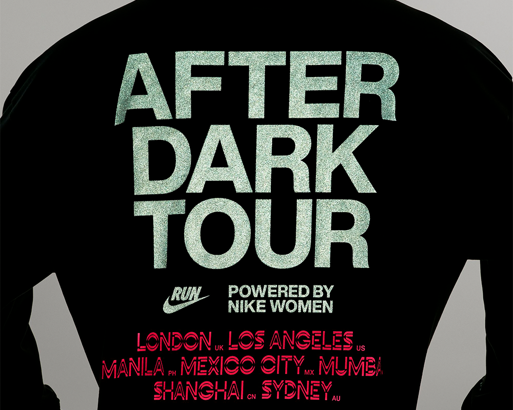 Playera Nike After Dark Tour Mujer