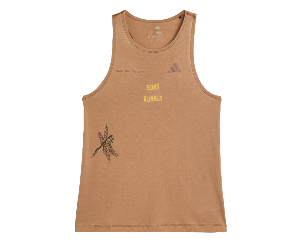 Playera sin mangas Adidas Running X Song For the Mute para mujer