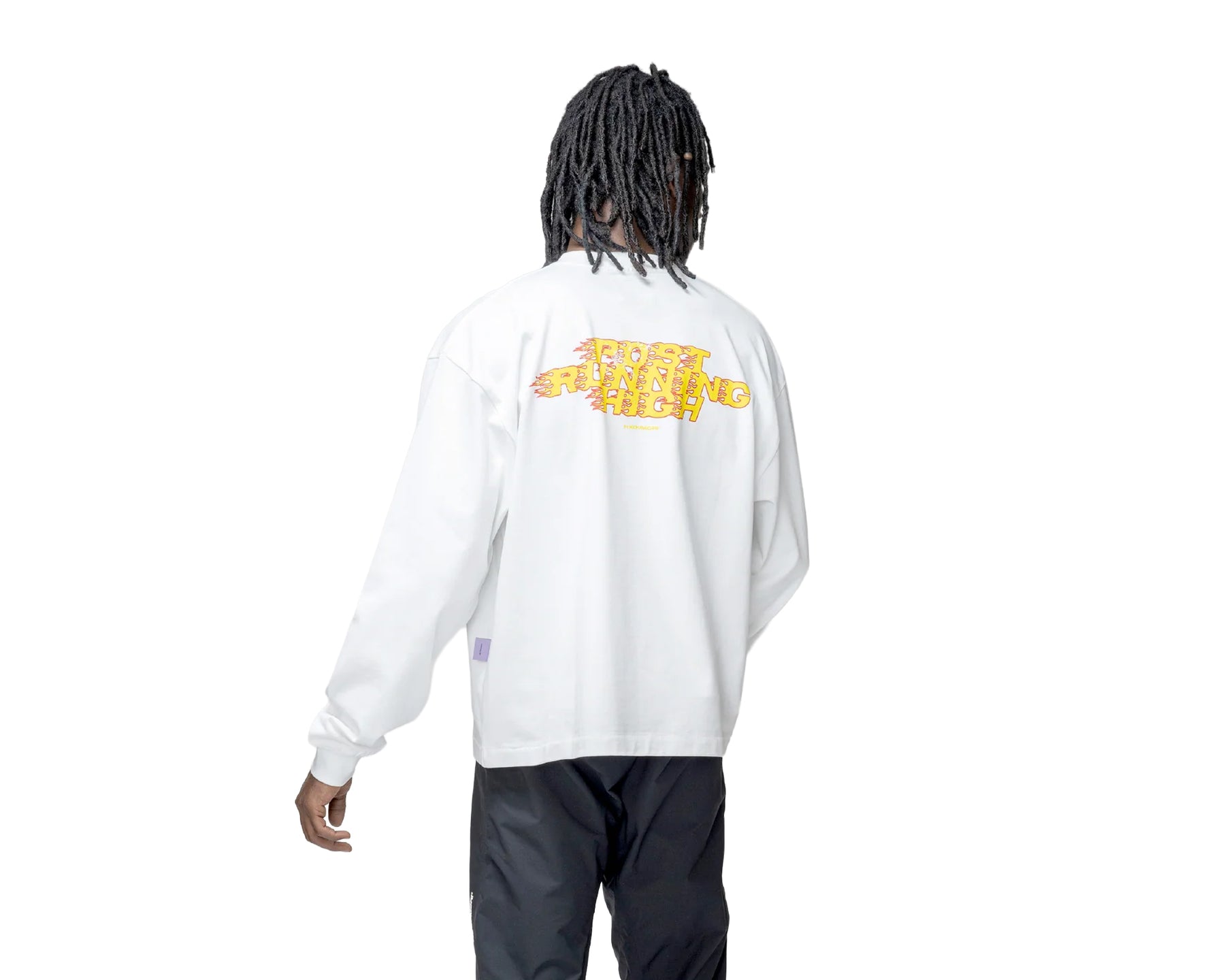 Hermanos Koumori Post Running High Flames LS Blanca