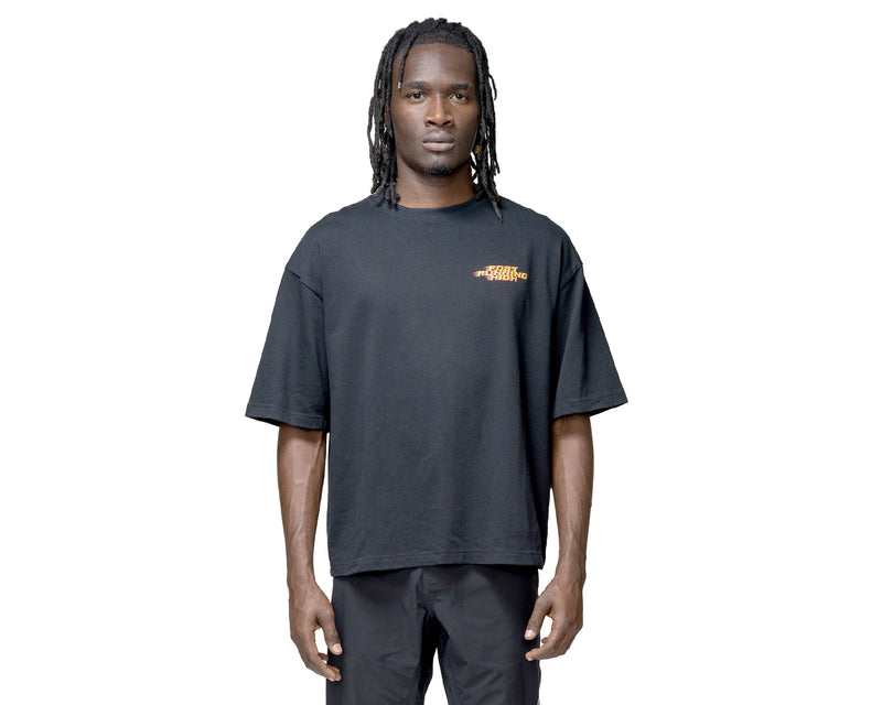 Hermanos Koumori Post Running High Flames Boulder T-shirt Negra