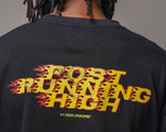 Hermanos Koumori Post Running High Flames Boulder T-shirt Negra