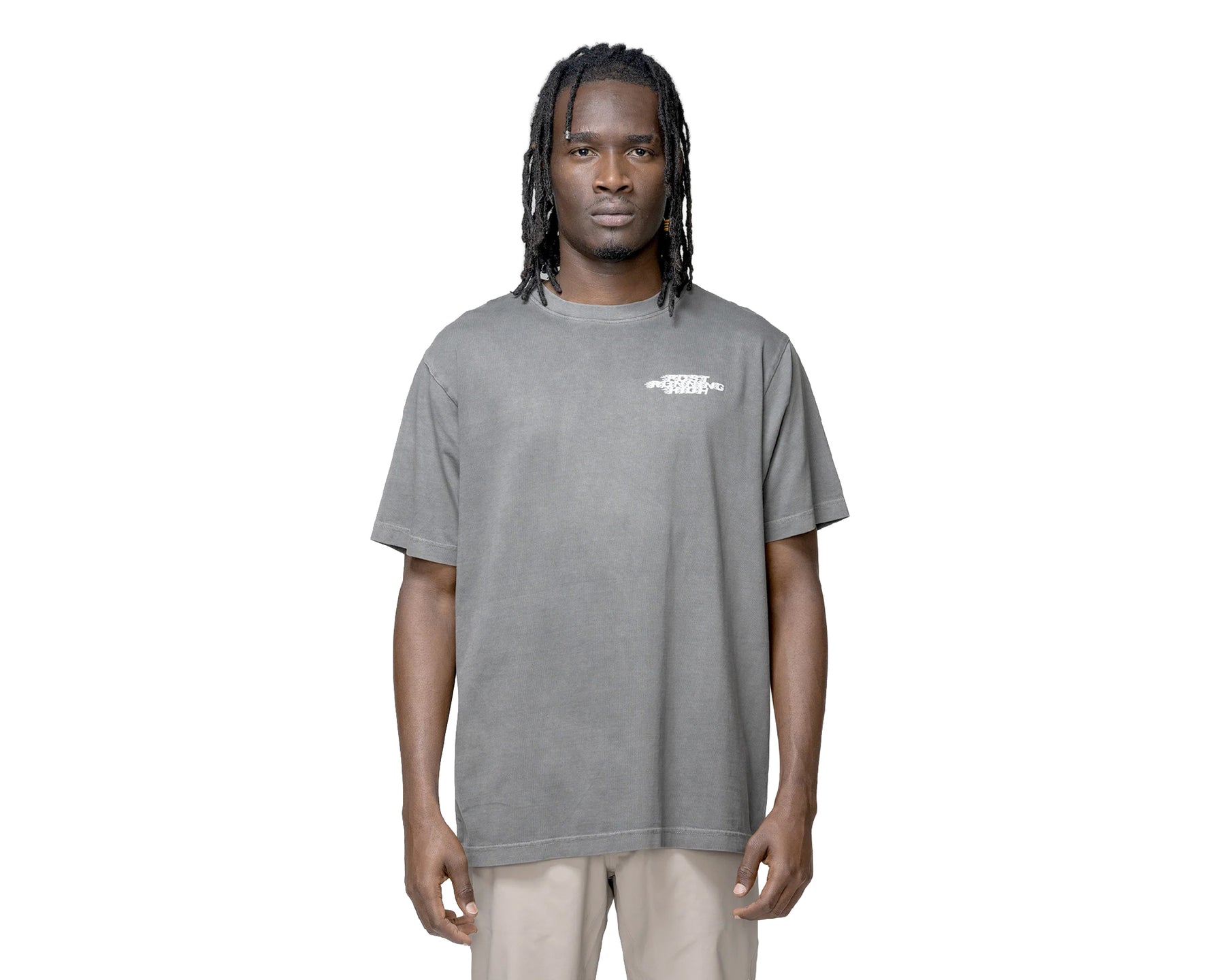 Hermanos Koumori Post Running High Flames Regular T-Shirt Garment Dye