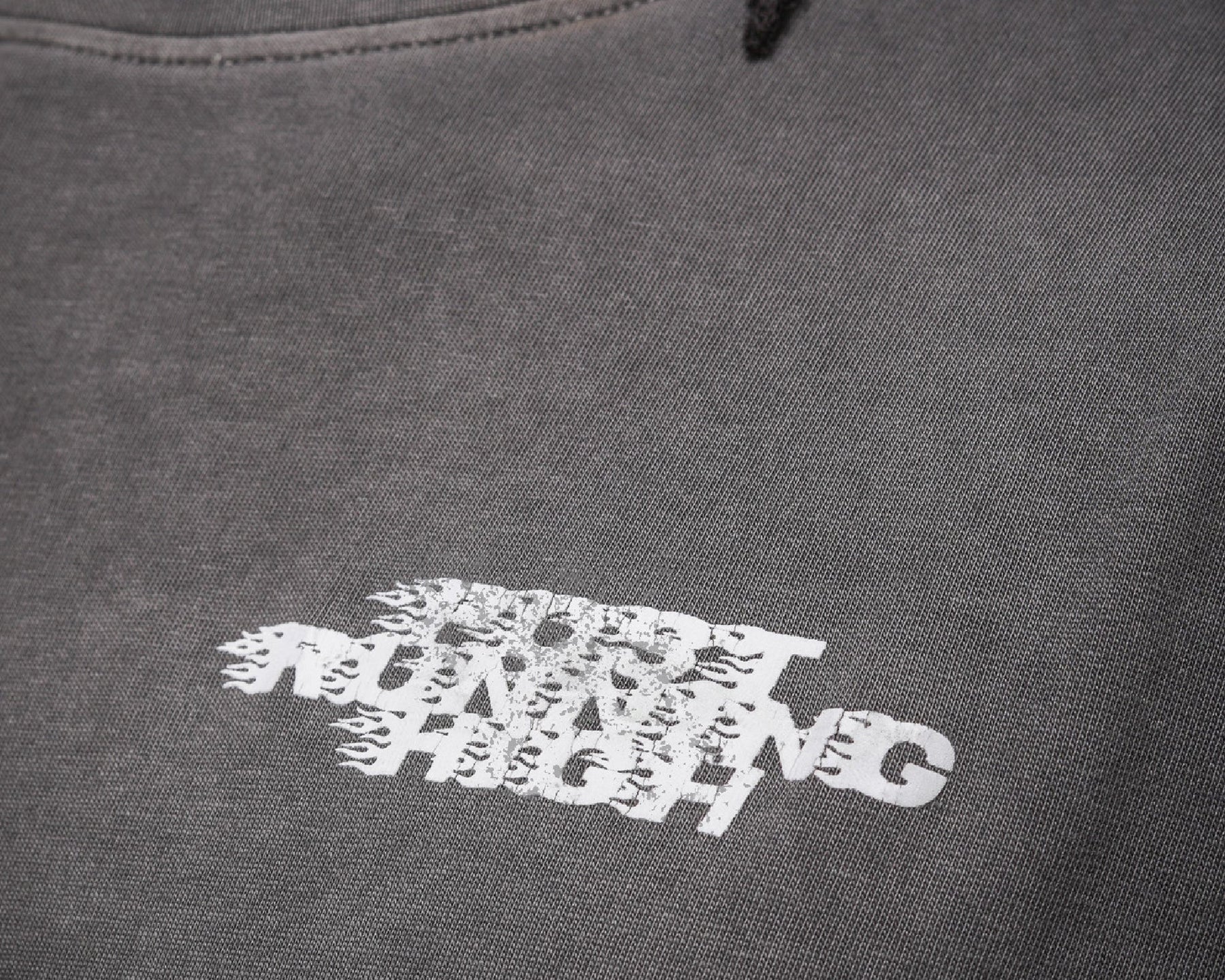 Hermanos Koumori Post Running High Flames Regular T-Shirt Garment Dye