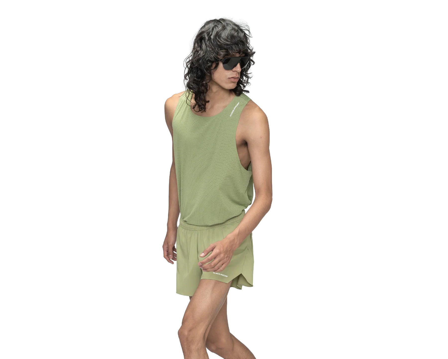 Hermanos Koumori Race Short Mosstone - Hombre