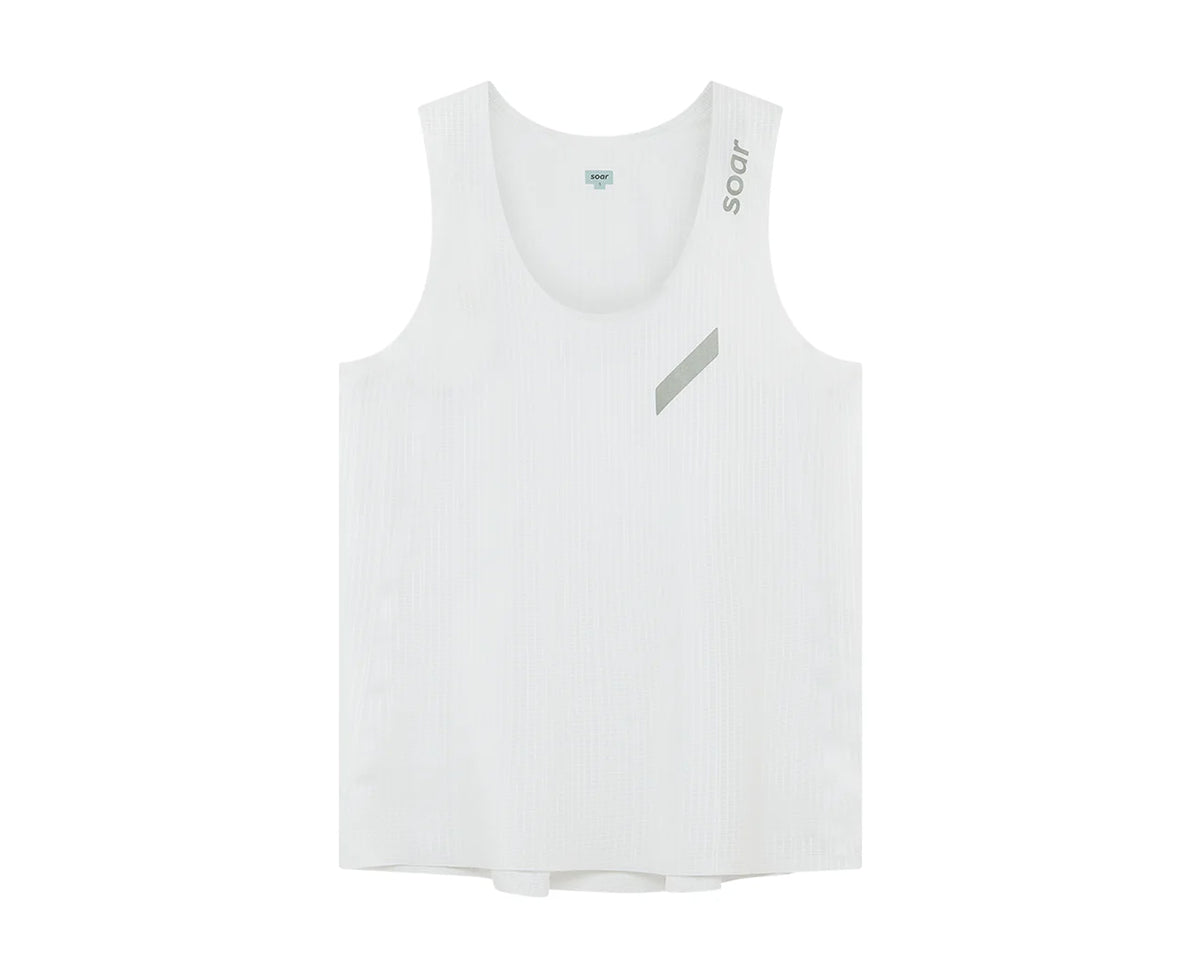 Playera deportiva Soar Race Vest para mujer — White