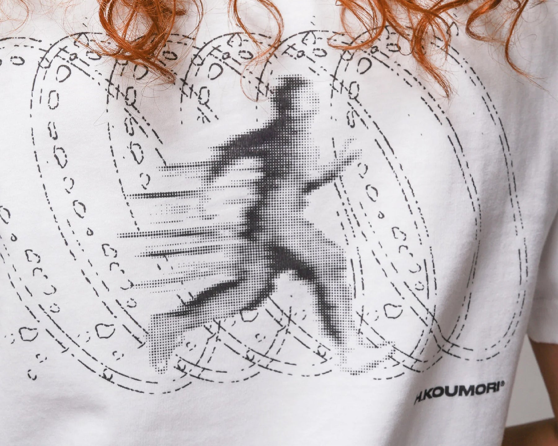 Hermanos Koumori Running Motion Women's RegularT-Shirt White