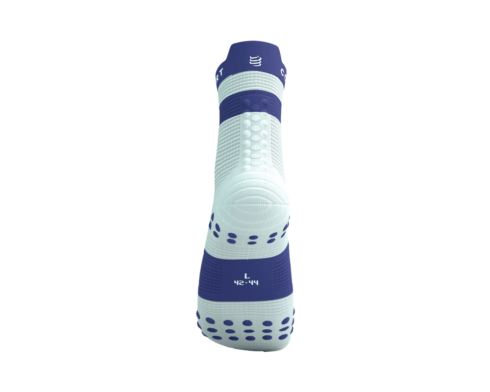 Calcetines Compressports Pro Racing Socks V-4 High Star Orient Blue Unisex