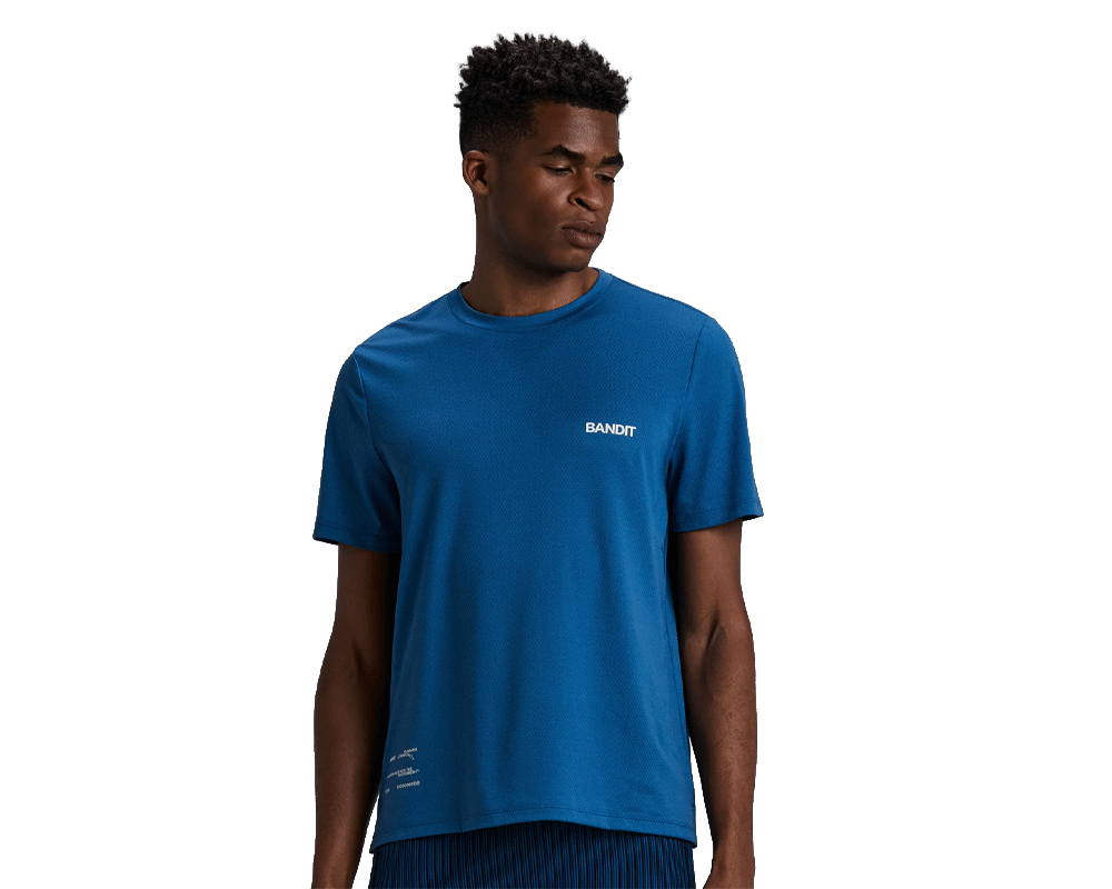 Bandit Micromesh™ Run Tee Aegean - Hombre