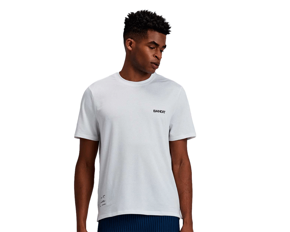 Bandit Micromesh™ Run Tee White - Hombre White