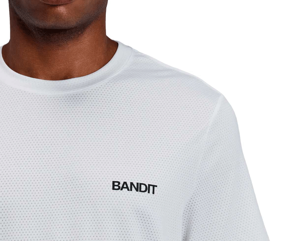 Bandit Micromesh™ Run Tee White - Hombre