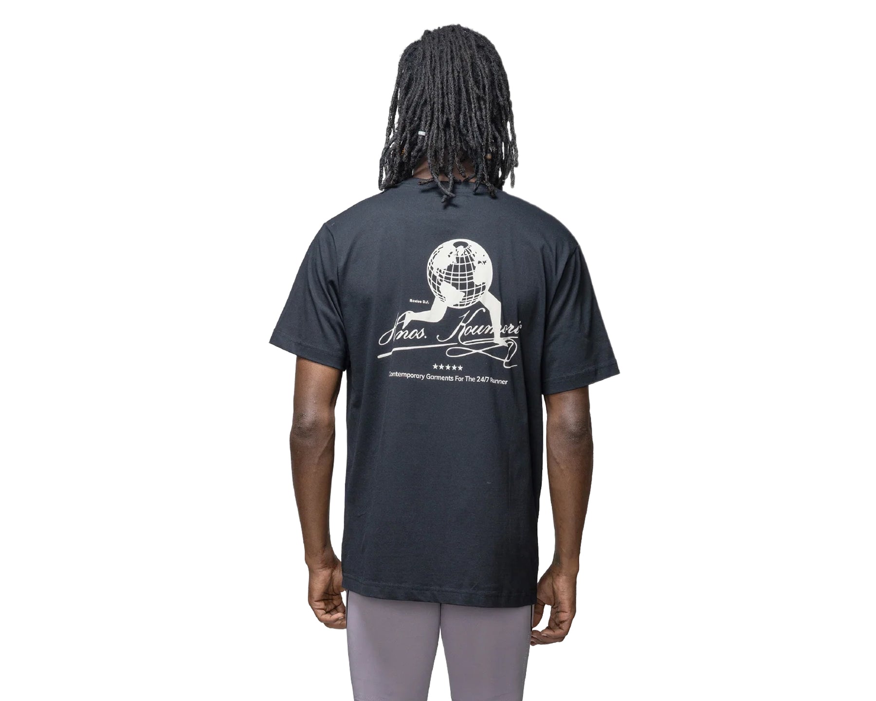 Hermanos Koumori Running World Regular T-shirt Negra