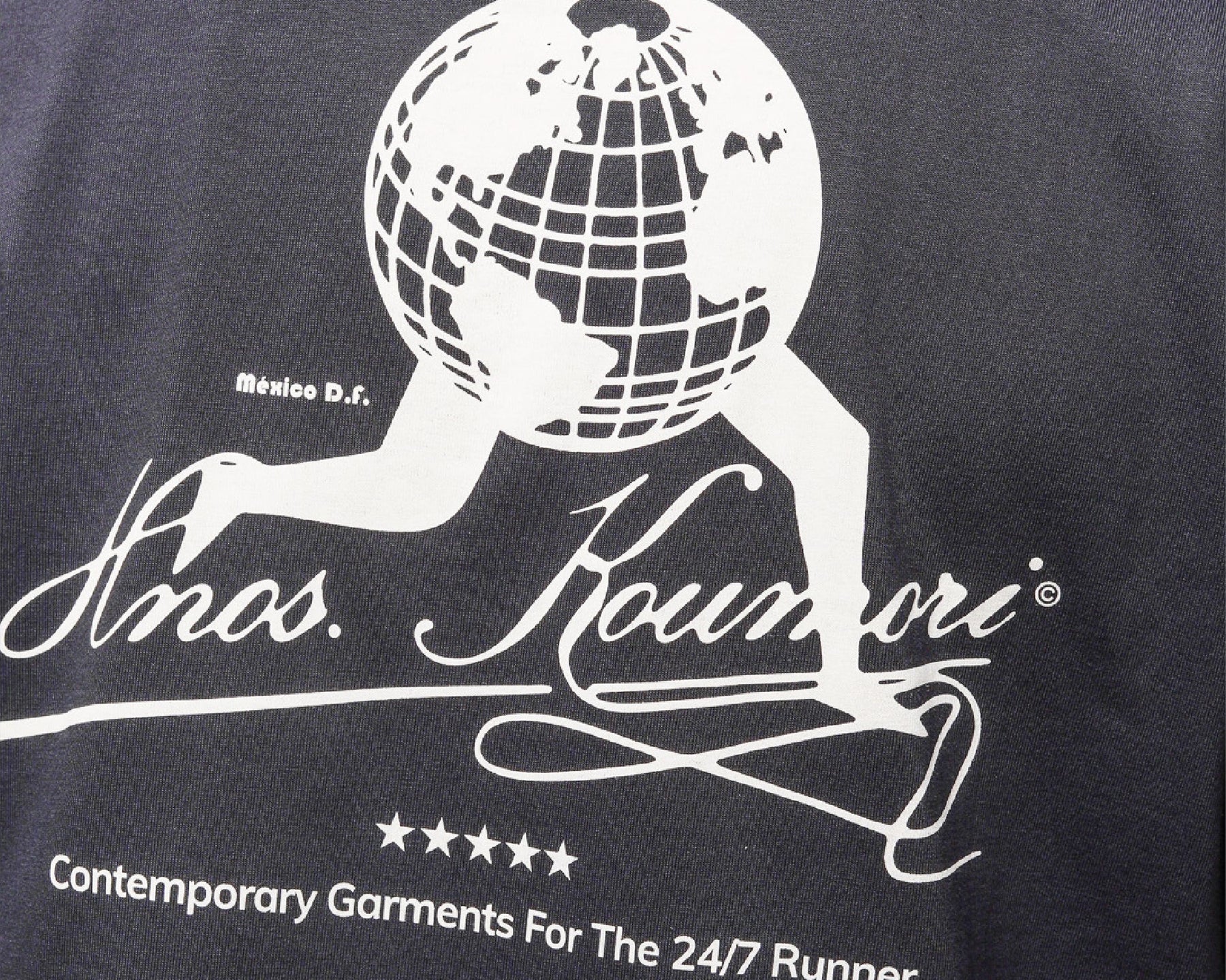 Hermanos Koumori Running World Regular T-shirt Negra