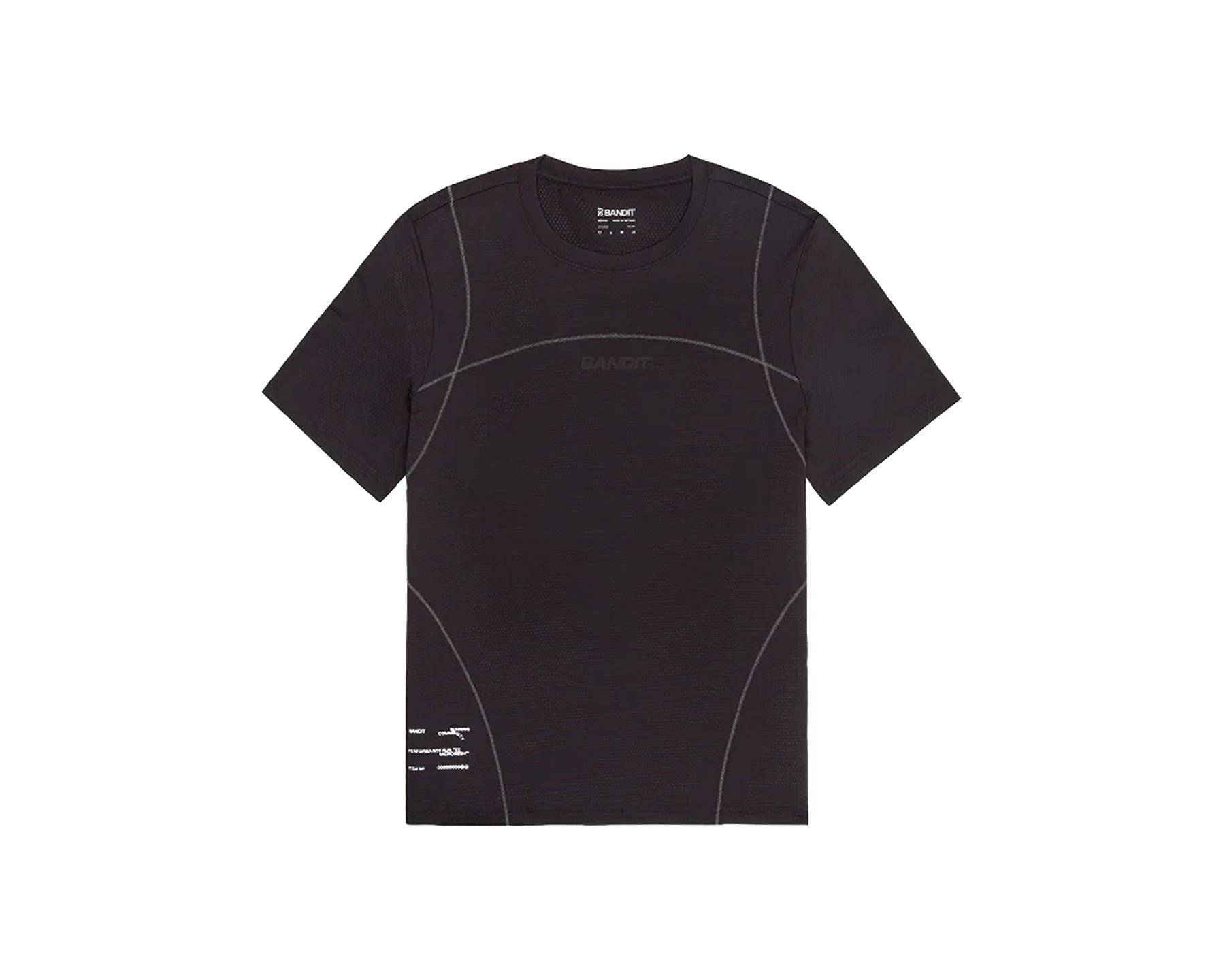 Bandit Micromesh™ Reflecto Stitch Run Tee Shadow - Hombre