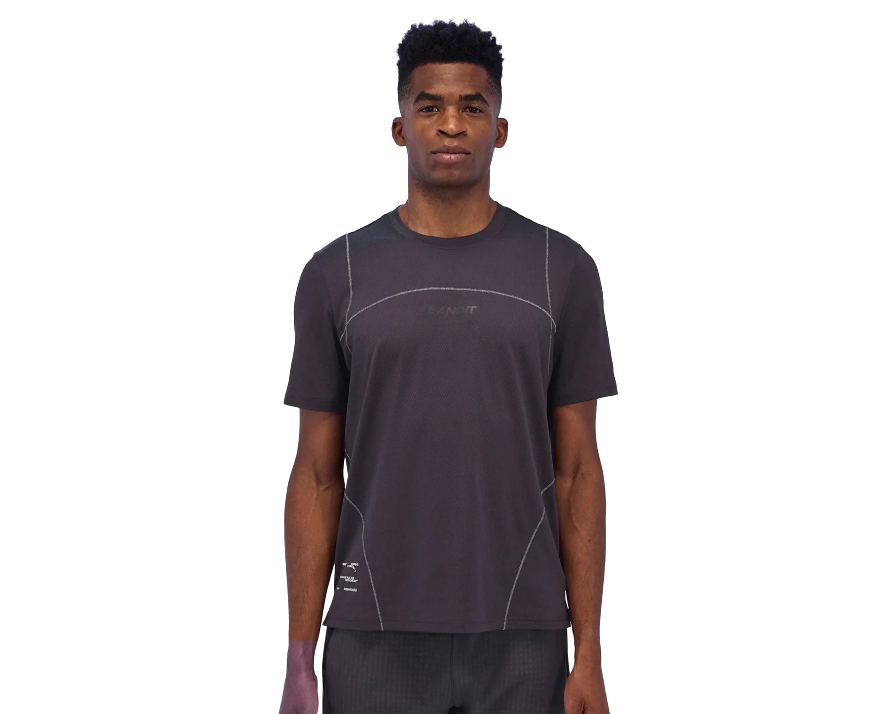 Bandit Micromesh™ Reflecto Stitch Run Tee Shadow - Hombre