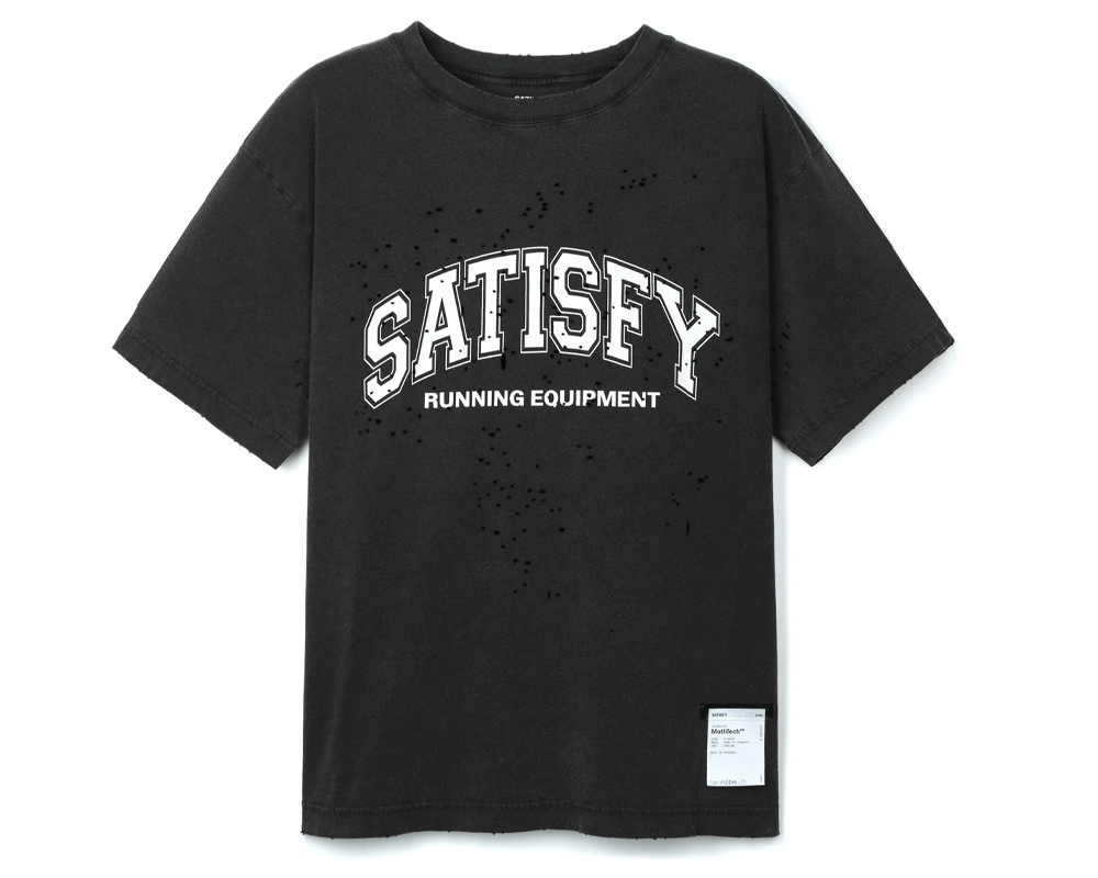 Playera Deportiva Satisfy MothTech Aged Black SAC