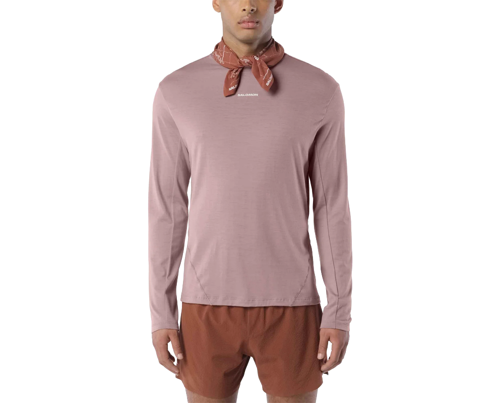 Playera de manga larga Salomon Sense Merino para hombre