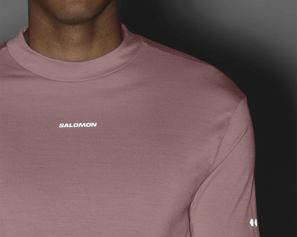 Playera de manga larga Salomon Sense Merino para hombre