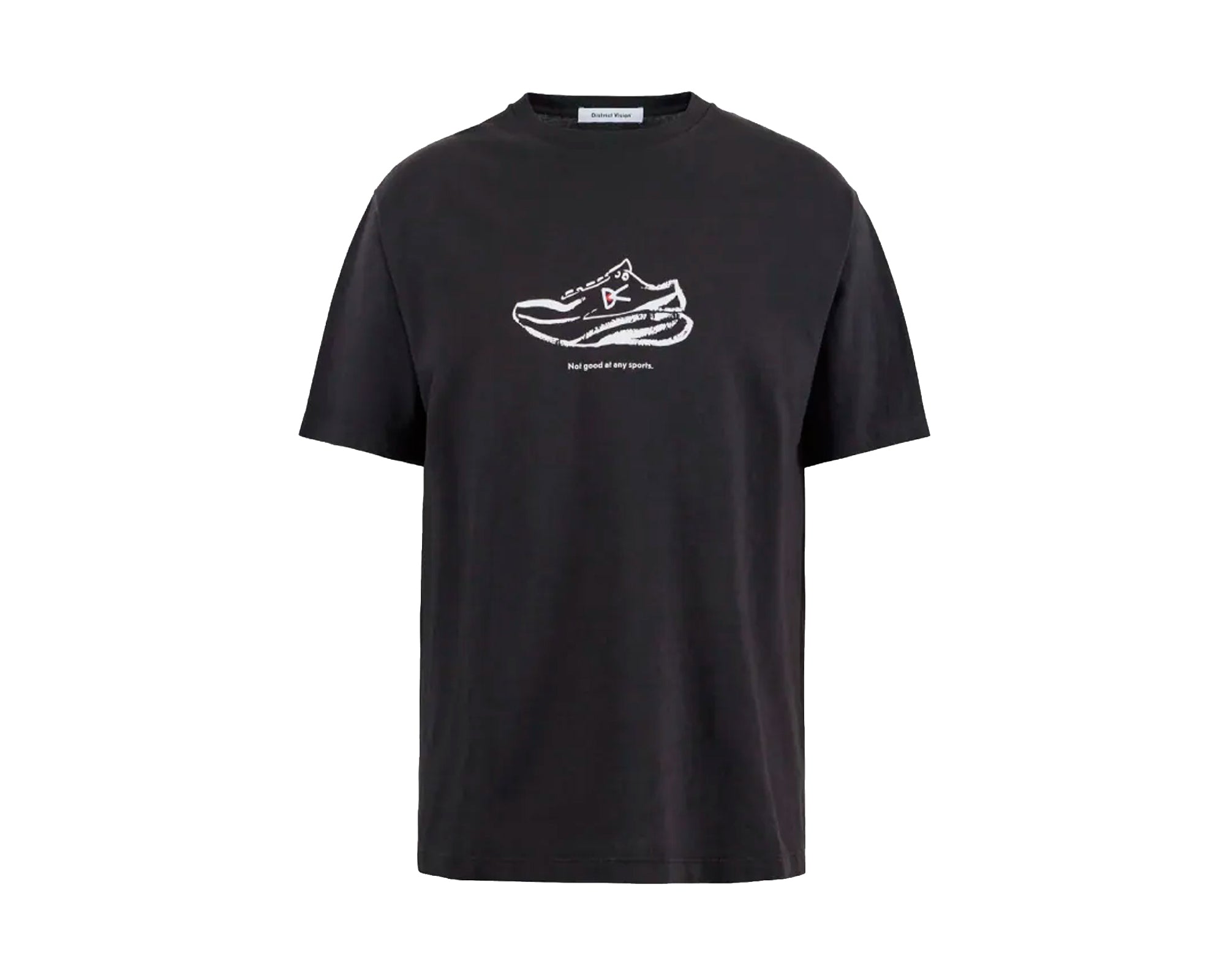 District Vision - California Cotton Tee Supershoe Vintage Black