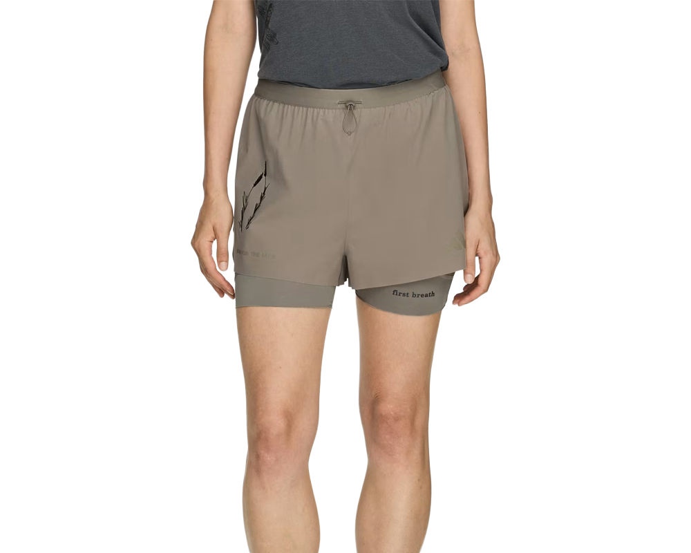 Shorts 2 en 1 adidas Running x Song For The Mute para mujer
