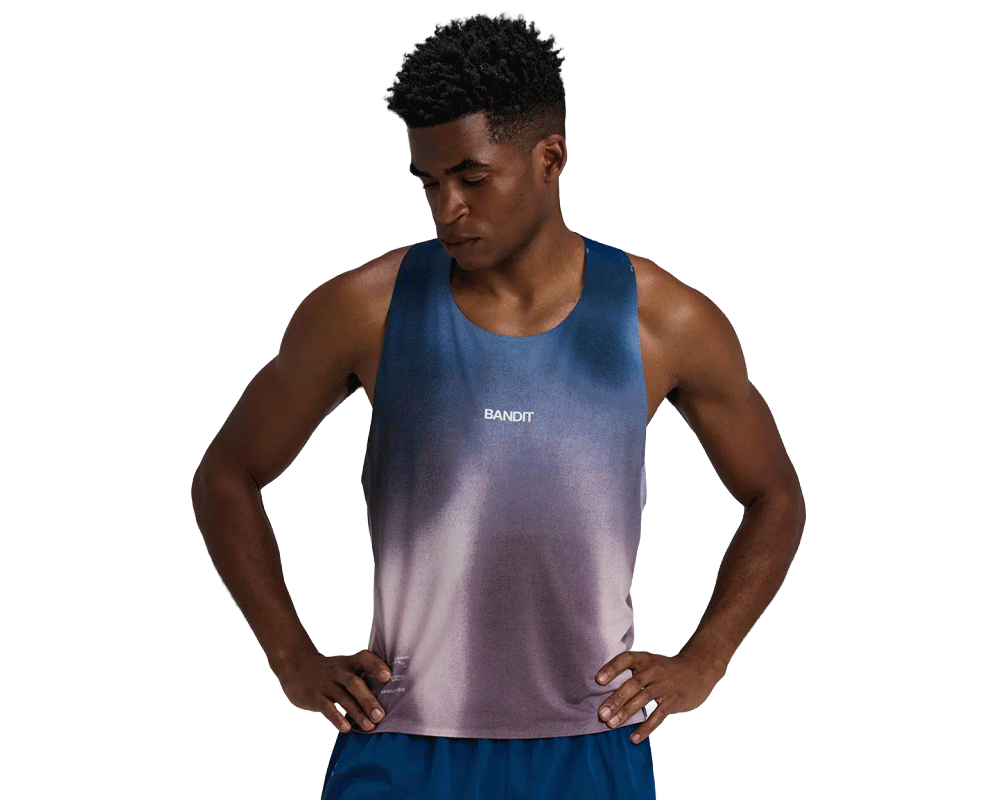 Bandit Specter Shorty Race Singlet Flow State Aegean Multi - Hombre