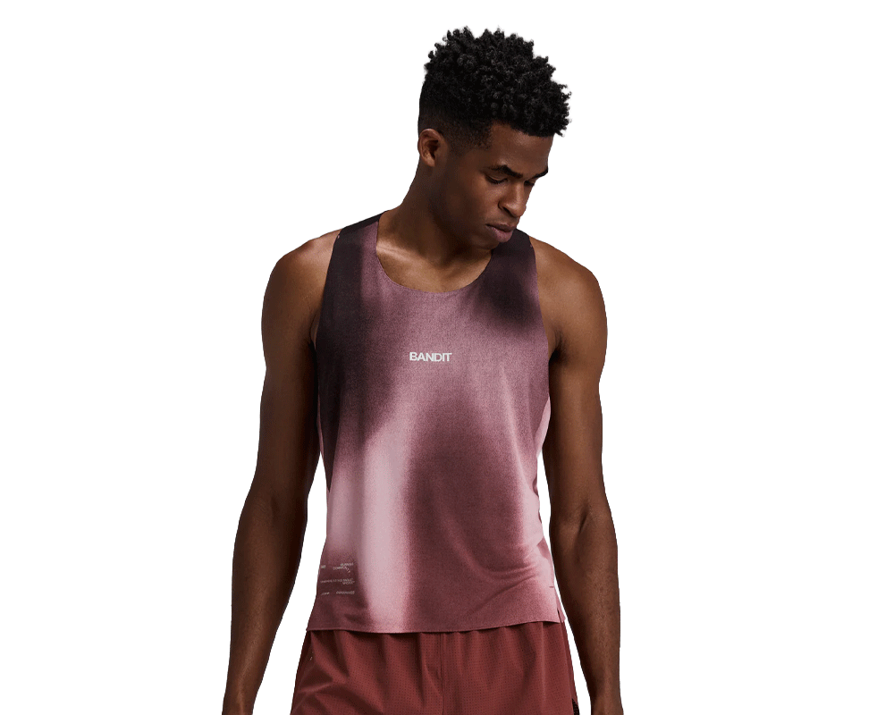 Bandit Specter Shorty Race Singlet Flow State Mahogany Multi - Hombre Mahogany Multi