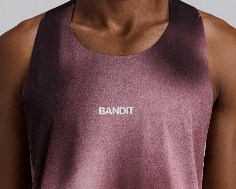 Bandit Specter Shorty Race Singlet Flow State Mahogany Multi - Hombre