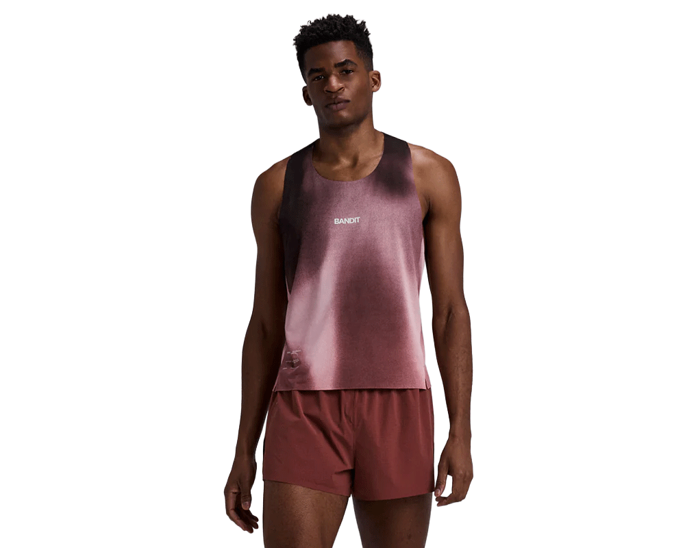 Bandit Specter Shorty Race Singlet Flow State Mahogany Multi - Hombre