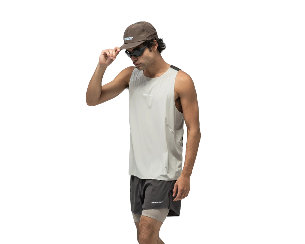 Playera deportiva Hermanos Koumori Race Singlet para hombre