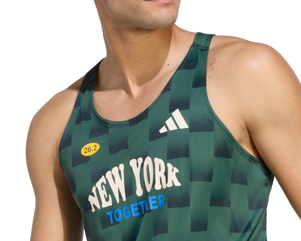Playera sin mangas ADIDAS Adizero NYC para hombre