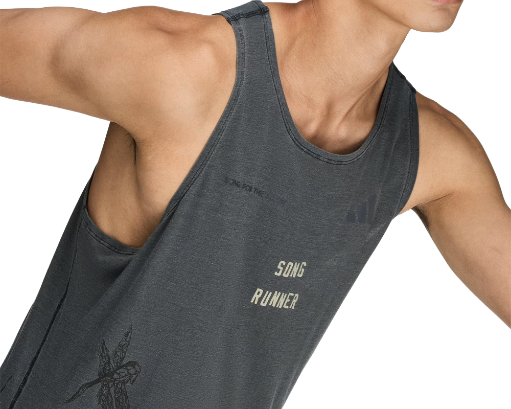 Playera Sin Mangas adidas Running x Song For The Mute para hombre