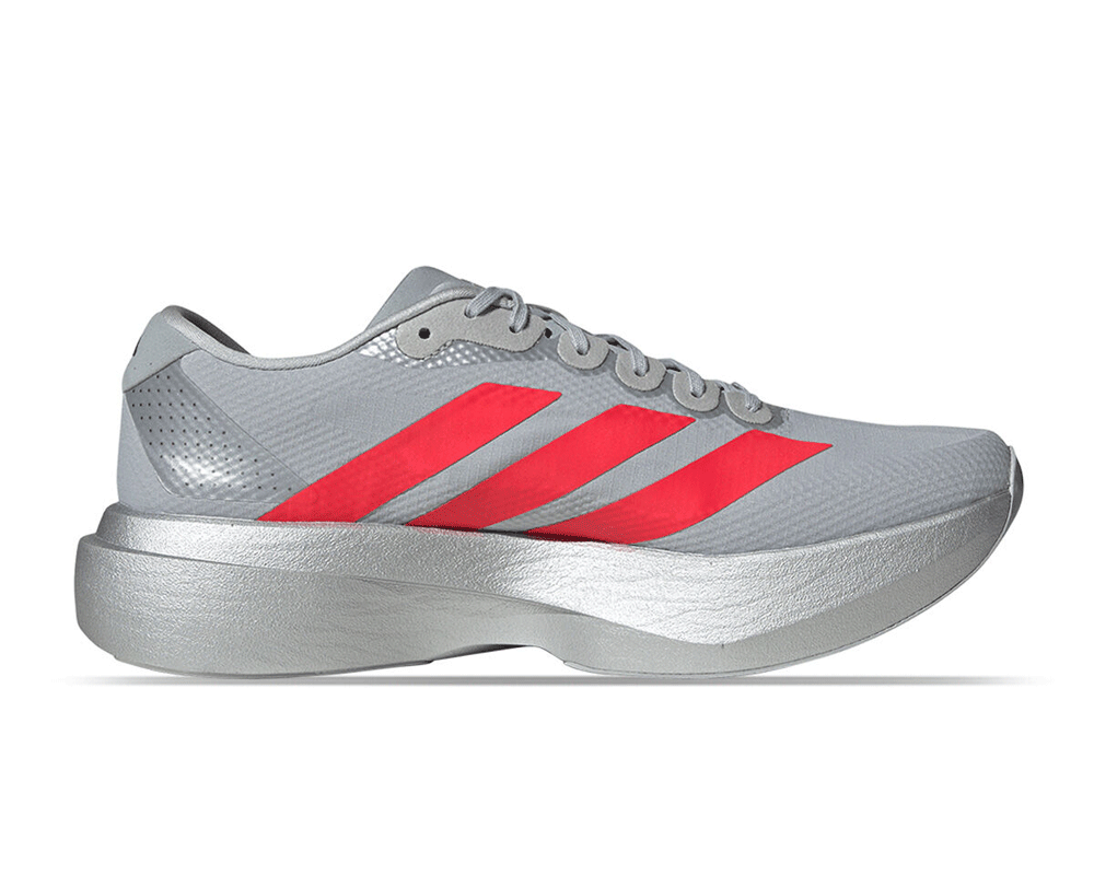 ADIDAS Adizero Evo SL Woven - Hombre Silver Metallic / Lucid Red / Iron Metallic