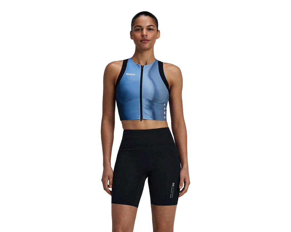 Bandit Stamina™ High Waist 7" Women's Compression Shorts Black - Mujer