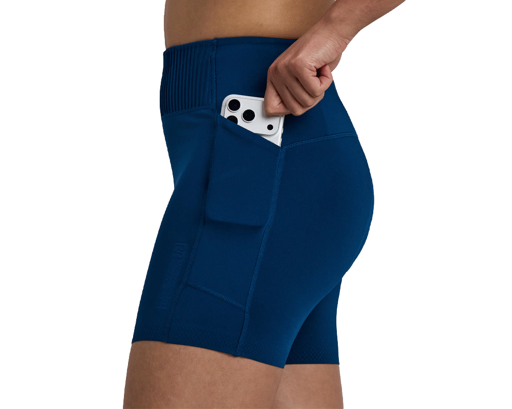 Bandit Stamina™ High Waist 5" Women's Compression Shorts Ink Blue - Mujer