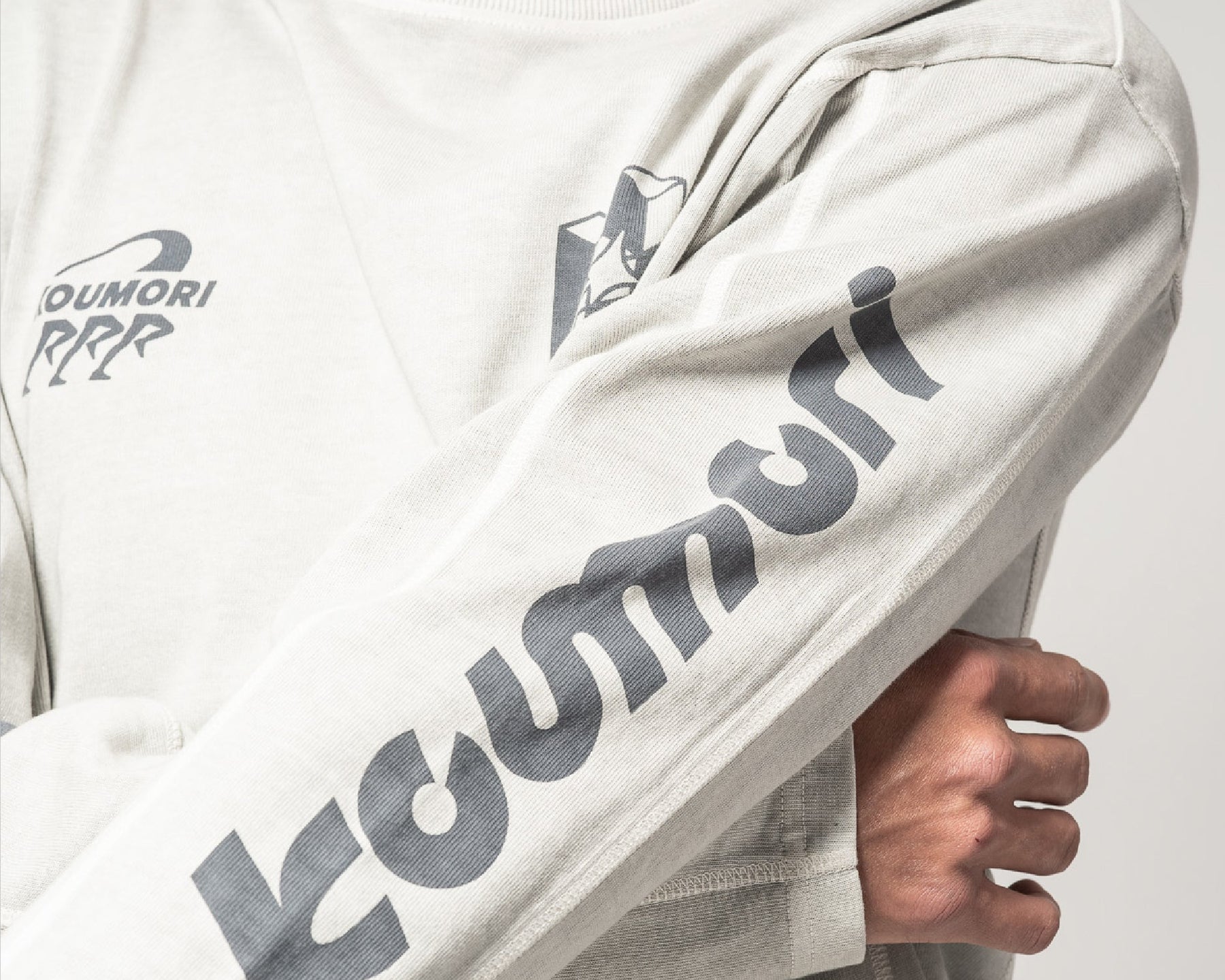 Hermanos Koumori Motion Eleven Stride T-Shirt Grey - Men
