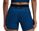 Bandit Striped Cadence 5" Compression Shorts Ink Blue / Aegean