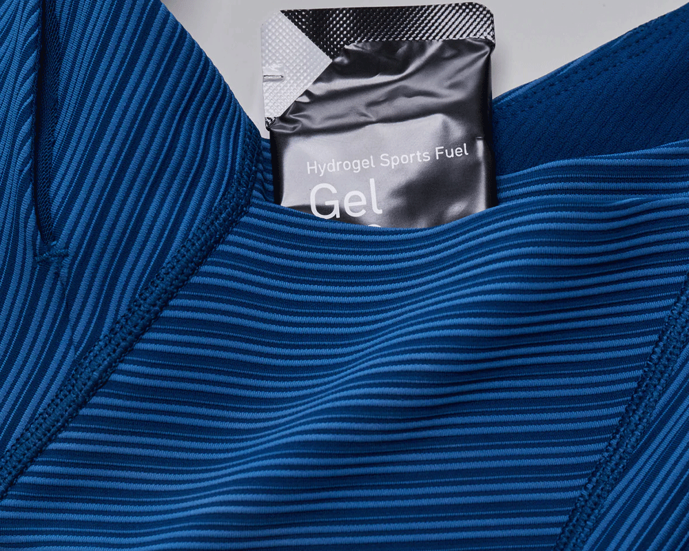 Bandit Striped Cadence Longline Bra Ink Blue / Aegean - Mujer