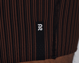 Bandit Striped Cadence™ 7 Pocket Lined Half Tights  Cacao / Black - Hombre