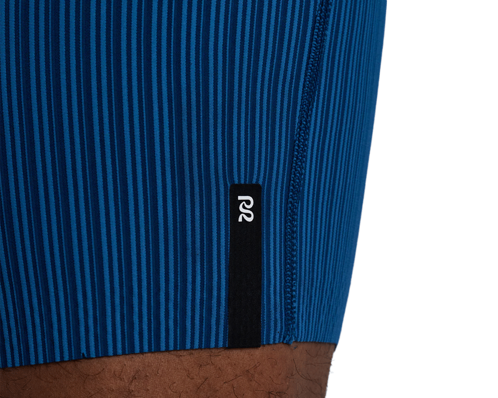 Bandit Striped Cadence™ 7 Pocket Lined Half Tights Ink Blue - Hombre