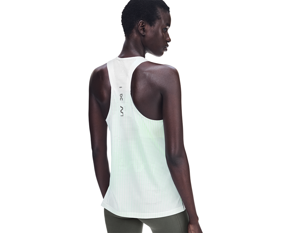 Playera de competencia sin mangas On LN1 para mujer