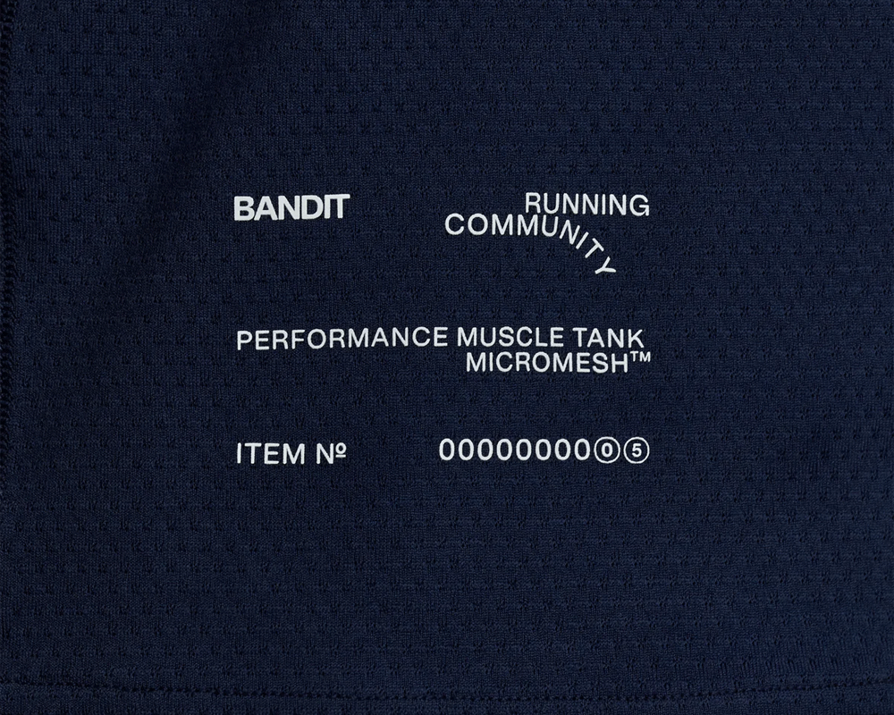 Bandit Micromesh Run Tank NY Navy - Hombre