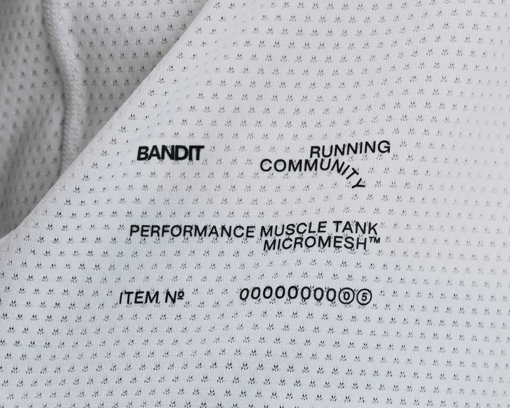 Bandit Micromesh Run Tank White - Hombre