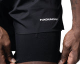 Hermanos Koumori Shorts De Entrenamiento Negro