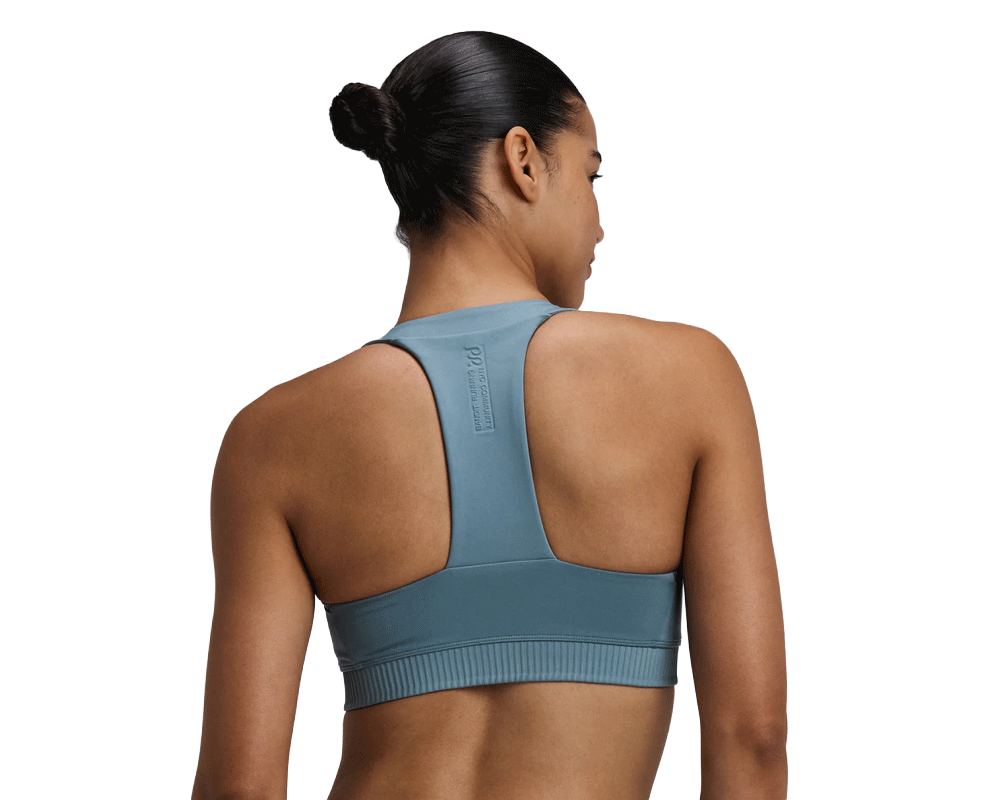 Bandit Stamina-V Square Neck Run Bra Tranquil Blue - Mujer